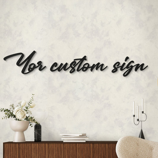 Custom sign, style 2